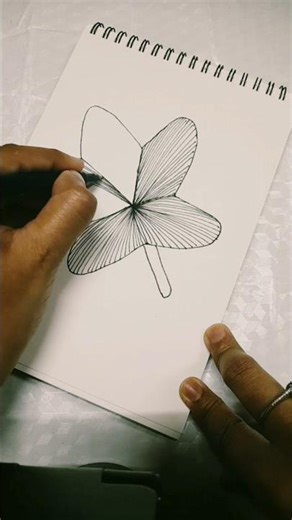 Zentangle Art 8 : Leaf | Relaxing Pattern Drawing | Artopia #shorts #zentangle #artopia