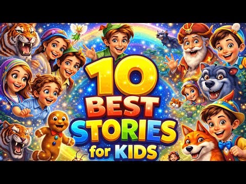 10 Magical Storybook Bedtime Stories [35 Mins] | Classic Tales for Deep Sleep & Relaxation😴✨