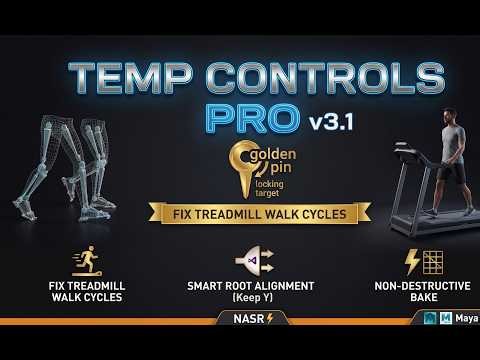 Fix Foot Sliding & Walk Cycles in Maya