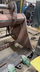 Bucket assembly. Materials supplied by J Moores #hardox #hardoxinmybody #welder #steelfabrication #followers | Welderfabber