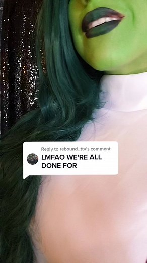 Replying to @rebound_ttv Some She-Hulk for Muscle Mommy Monday 💪💚 #shehulk #shehulkseries #marvel #shehulkcosplay #marveltok #marvelstudios #musclemommy