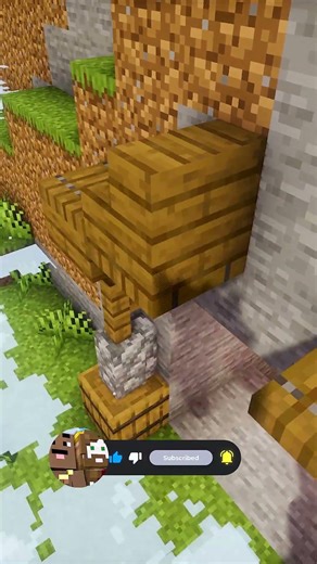 This Cozy Cave Entrance Is Perfect for Survival 🌿 #minecraft #minecraftshorts #minecraftbuilding