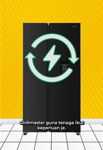 Peti Ais 592L Jimat Tenaga dengan Teknologi Dual Inverter KHIND RTO