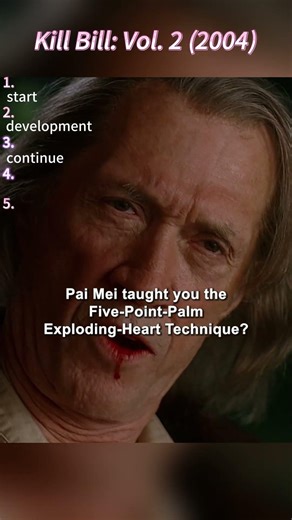 Pai Mei's Final Lesson: One Palm. Five Steps. Bill's End. 👴👋🚶‍♂️💀