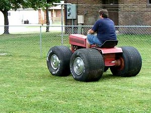 redneck lawnmower