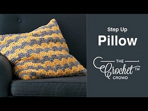Crochet Step Up Bargello Stitch Pillow