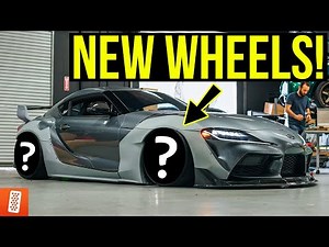 Building a WIDEBODY 2020 Toyota GR Supra - WHEEL REVEAL & StreetHunter Body Kit is COMPLETE!