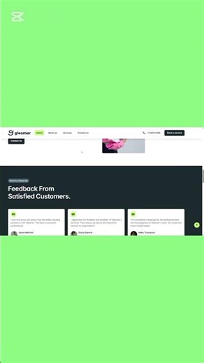 Framer Website Design 2026 — Home Cleaning Service UI Speed build