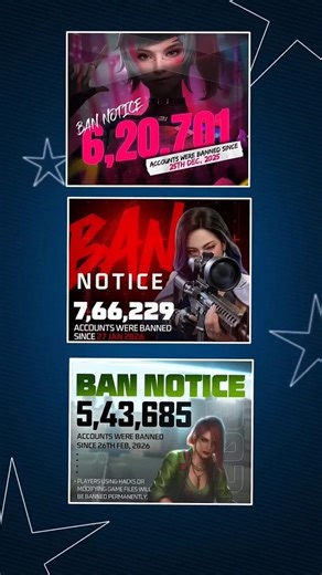 Free Fire All IDs UNBAN 🤩 #shorts