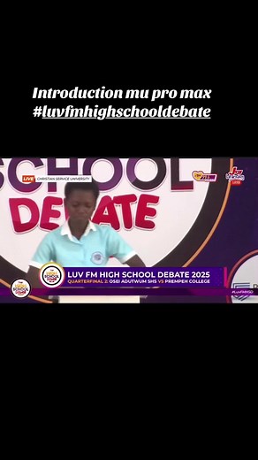 Introduction to High School Debate Skills