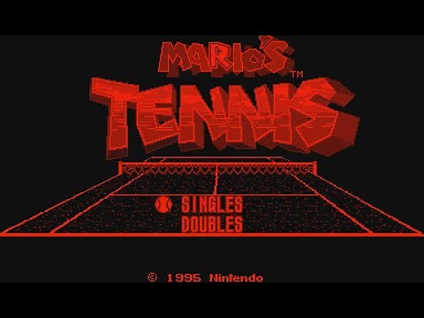 Virtual Boy Longplay [12] Mario's Tennis (US)