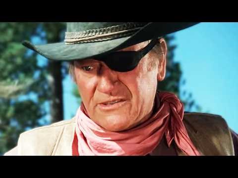 John Wayne Takes Down A Band Of Outlaws | Rooster Cogburn