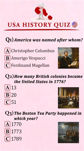 The Ultimate American History Challenge! 礪 #AmericanHistory #HistoryQuiz #USAHistory #USATrivia #HistoryBuff #HistoryFacts #QuizTime #Quiz #KnowledgeIsPower #HistoryChallenge #quizz #knowledge #trivia #quiztime | Ak Quiz | Facebook