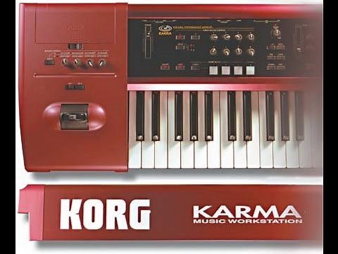 Korg Karma: 36 minutes of its harder sounds and rhythms, DAW recorded