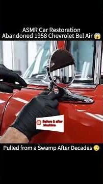 ASMR Car Restoration | Abandoned 1958 Chevrolet Bel Air Restored After Decades