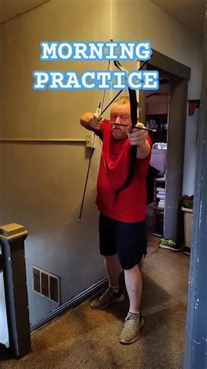 #archery OVER 100° TODAY SO INDOOR SHOOTING!!