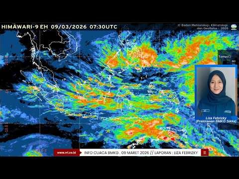 INFO CUACA BMKG // 09 MARET 2026