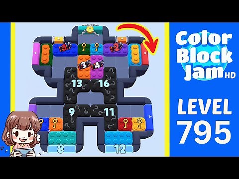 Color Block Jam Level 795 Solution Walkthrough
