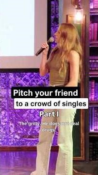 ‪@nphcomedy‬ pitched her single friends Chris to 275 strangers in Chicago… #pitchandpair