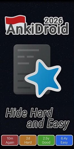 Tutorial Hide HARD and EASY Button: AnkiDroid 2026