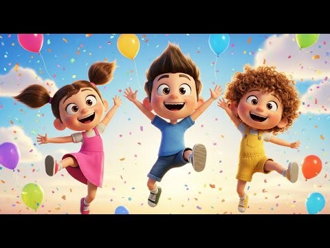 One, Two, Three — Jump Like Me! 🔢🎶🤸 | Counting Song for Kids | Fun Numbers Learning Video