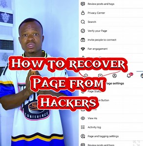 This is how to recover your page from hackersss | Comedian Native parrot