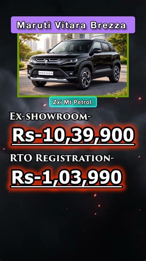 Brezza ZXi MT Petrol – Power & Style Combo! 🚙🔥