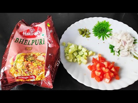 haldiram's bhel puri | instant bhel puri recipe | Monsoon special recipe | murmura sncks