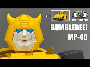 Transformers transformed! Masterpiece MP-45 Bumblebee clear transformation + showcase! VW Beetle