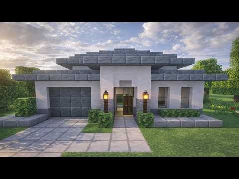 Minecraft Modern Suburban House – Full Building Tutorial!