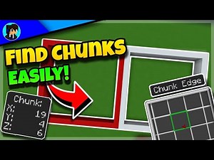 How to FIND CHUNKS & CHUNK BORDERS in Minecraft Bedrock (Without Mods!)