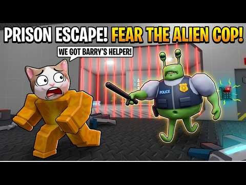 ESCAPING THE ALIEN COP IN BARRY'S PRISON RUN!