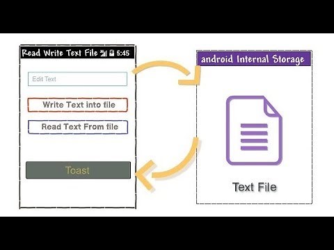 How to write and read txt-files from your Android Application | Android App Development video #20