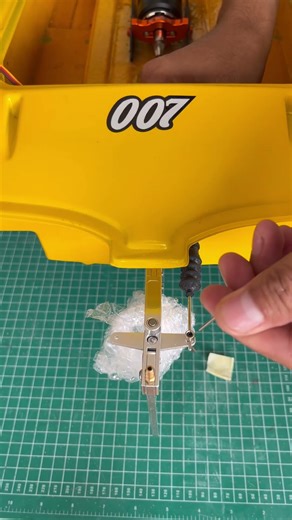 Pemasangan Push Rod Rudder RC Boat Catamaran #diyrcboat #speedboat #rcboatbatam