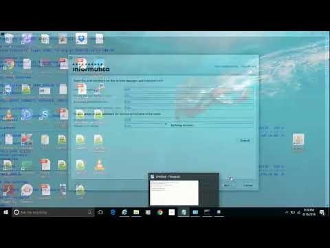 How to Install Informatica Power center server - Step by Step on Windows 10 Operating System