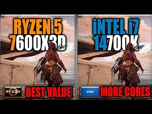 7600X3D vs 14700K Benchmarks - Gaming Benchmarks / Applications Tests