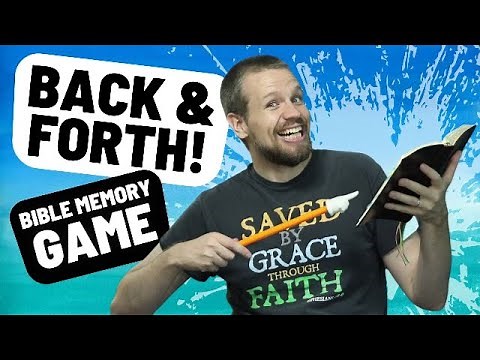 Back and Forth Bible Memory Game for Kids