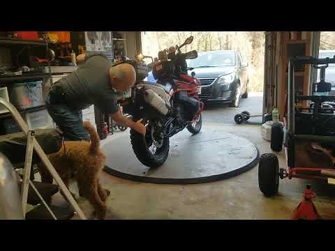 DIY Motorcycle Turntable