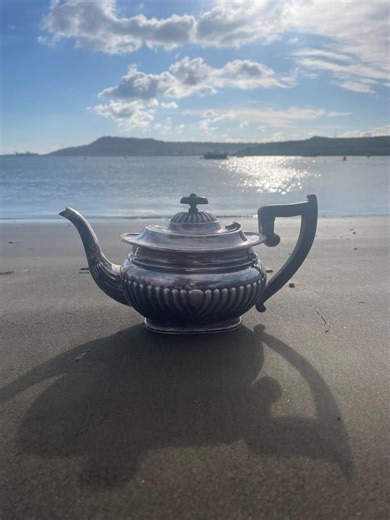 Vintage Silver Plated Teapot | Sheffield England EPNS 31 | Wooden Handle | Georgian Victorian Style Tea Pot | Classic English Tableware - Etsy