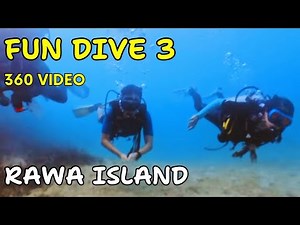 Full Shore Dive 8K 360 video | Rawa Island Malaysia, Dive 3 | Insta 360x5
