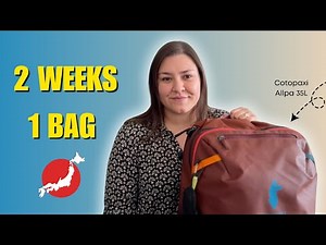 What’s in My Bag for Japan 🇯🇵 | Cotopaxi Allpa 35L Review + One Bag Travel