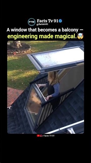 This Window Transforms Into a Balcony in Seconds! 🪟➡️🏡