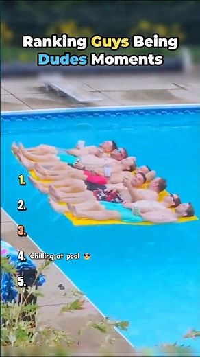Ranking Funniest Guys Being Dudes Moments