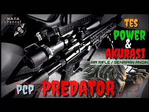 Senapan pcp predator | tes pawer dan akurasi