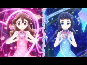 [1080p] Precure Light Up! (Cure Idol & Cure Wink Dual Transformation)
