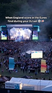 I played a DJ set at a festival during the Euros final 🏴󠁧󠁢󠁥󠁮󠁧󠁿🇪🇸 and this is what happened when Cole Palmer scored ⚽️ #dnb #festival #euros #subfocus #drumandbass | Sub Focus