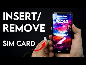 How To Easily Change Your iPhone XS SIM Card!