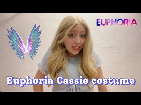 Euphoria Cassie‘s outfit/￼costumes🩵🤍💄