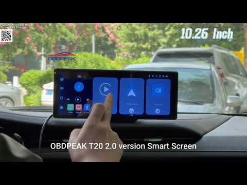 OBDPEAK T20 Dashcam Touchscreen CarPlay & Android Auto Review Aliexpress