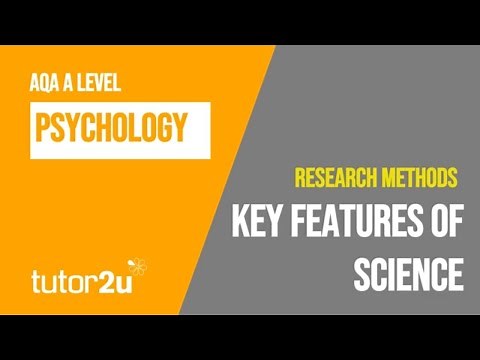 Key Features of Science | AQA A Level Psychology | Research Methods